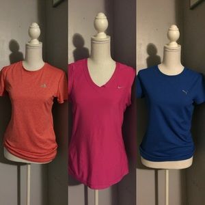 Nike, Adidas,Puma Medium tops